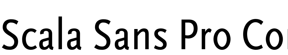 Scala Sans Pro Cond Regular Font Download Free